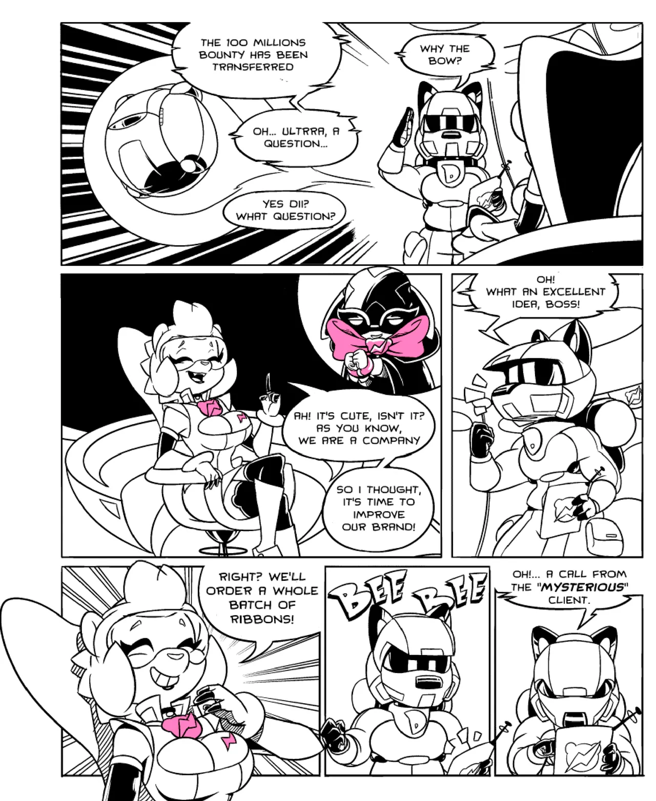 Ultra Rosa: Chapter 1 - Ultra Rosa’s Bounty Hunter Inc. page 6 full