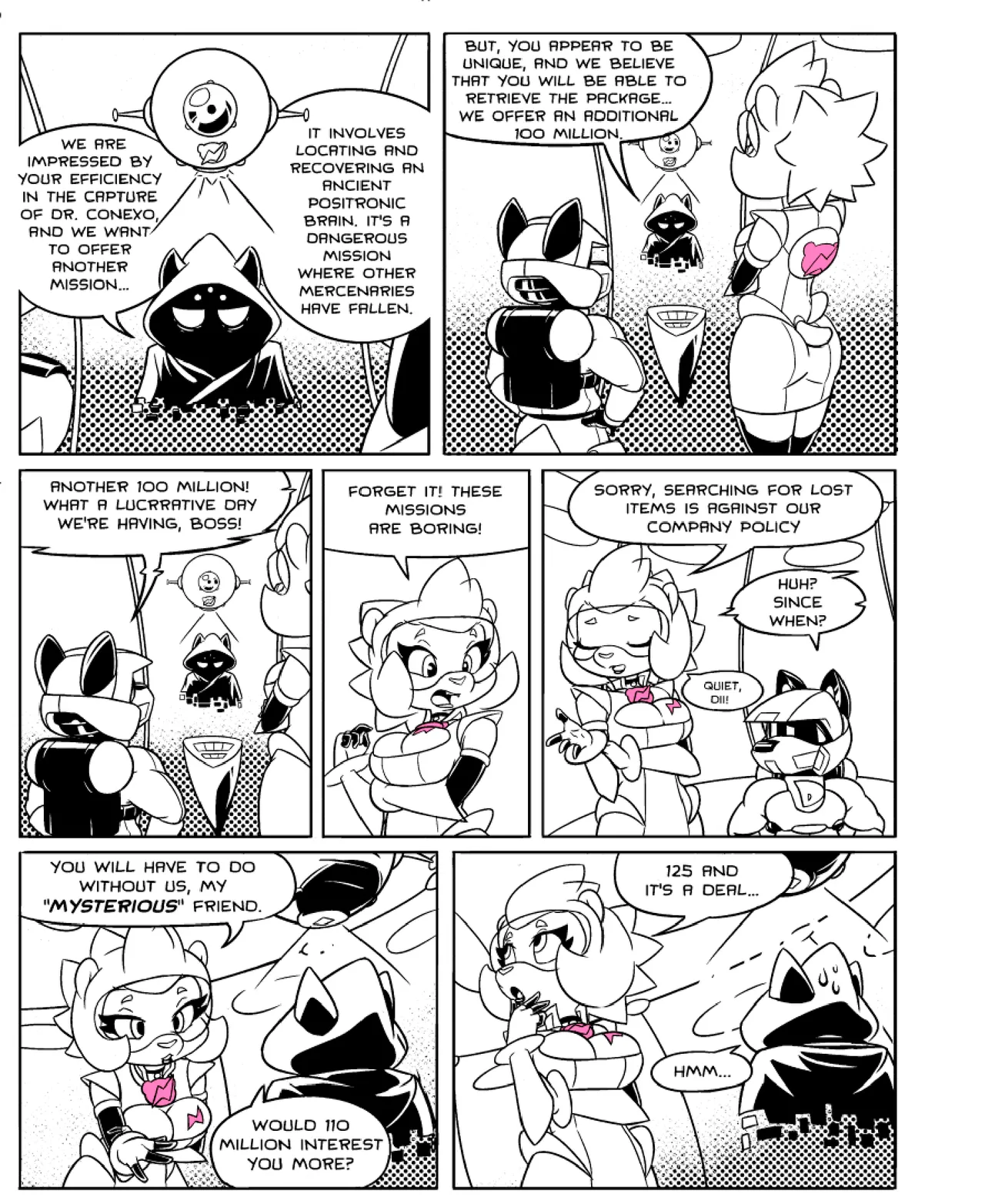 Ultra Rosa: Chapter 1 - Ultra Rosa’s Bounty Hunter Inc. page 7 full