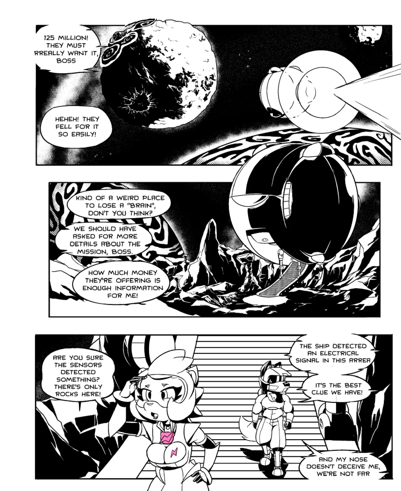 Ultra Rosa: Chapter 1 - Ultra Rosa’s Bounty Hunter Inc. page 8 full