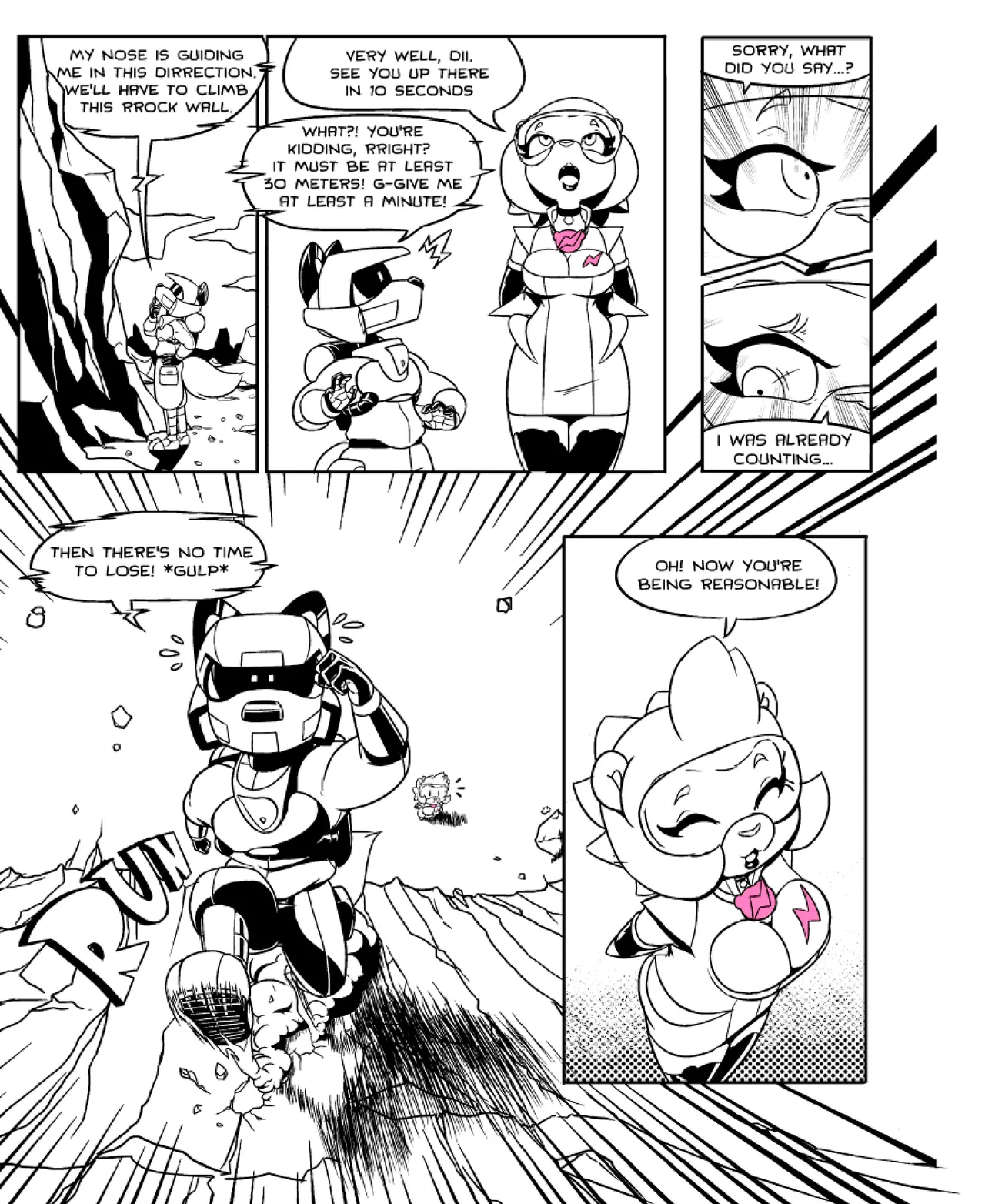 Ultra Rosa: Chapter 1 - Ultra Rosa’s Bounty Hunter Inc. page 9 full