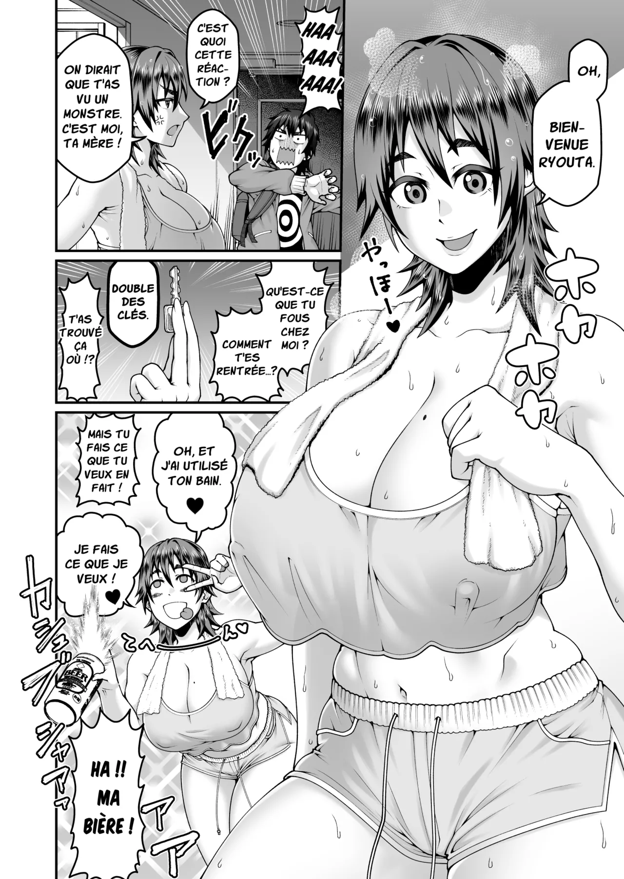 Ore no Kaa-san wa Muboubi de Erosugiru | Ma mère est trop insouciante et sexy page 3 full