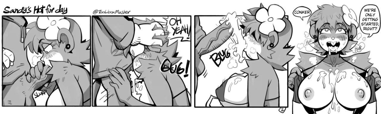 Sandy's Hot Fur Day page 2 full