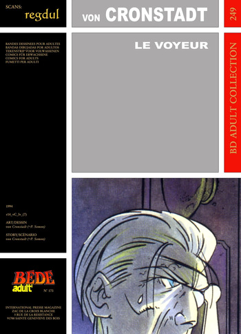 [Bédé Adult 249] von Cronstadt [= P. Somon] - Le Voyeur cover