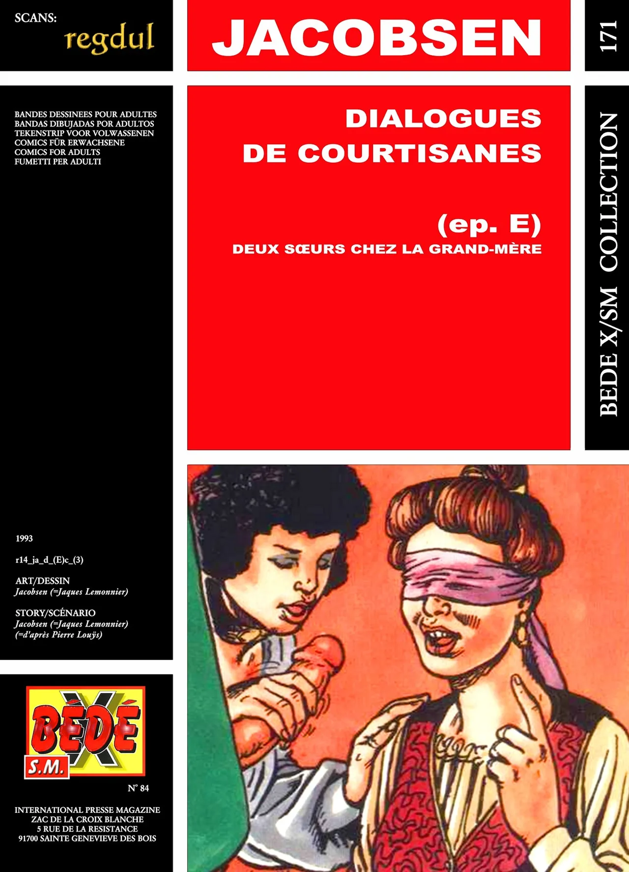 Jacobsen  & Pierre Louÿs - Dialogues de Courtisanes : Deux soeurs chez la grand-mère page 1 full