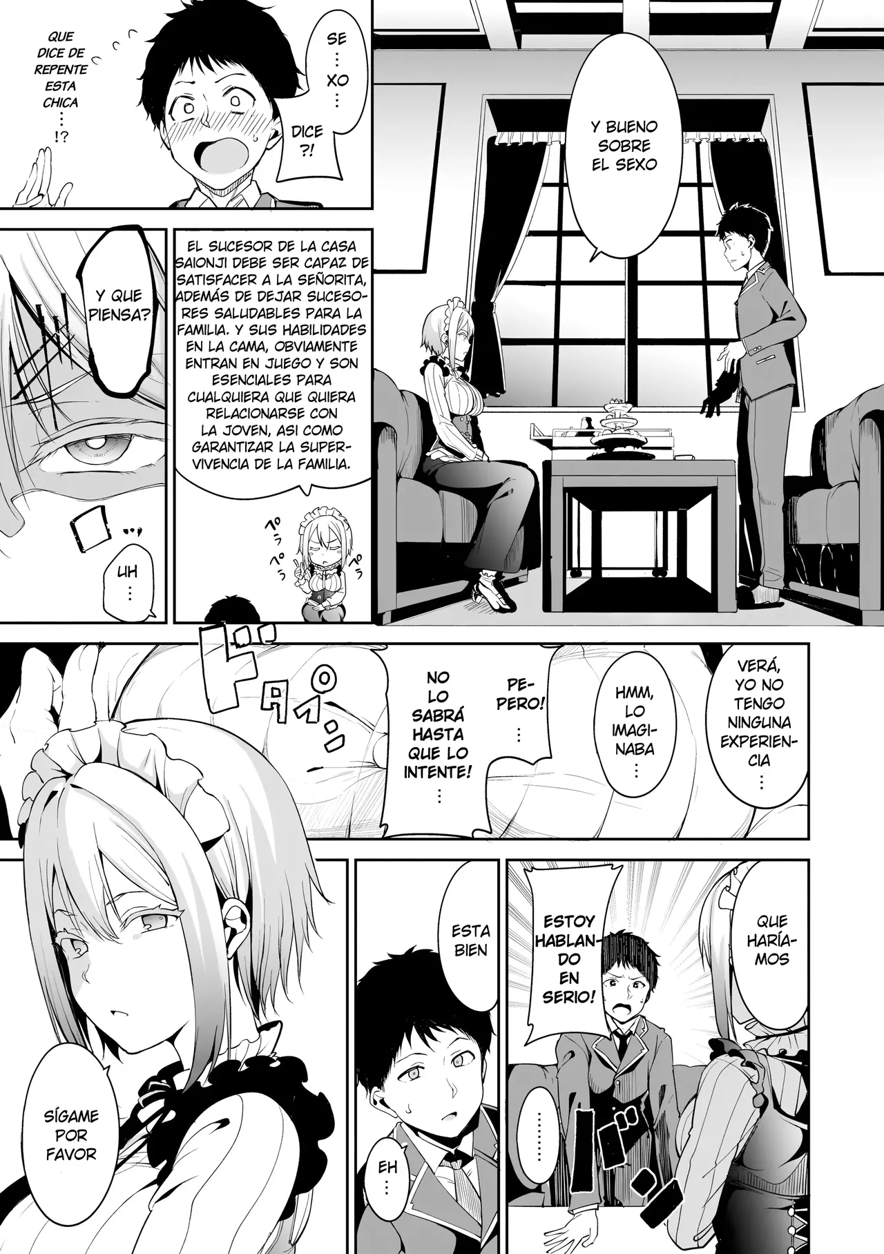 Saionjike no Kareinaru Seikatsu -zenpen- | La Lujosa Vida de la Familia Saionji -parte 1- page 3 full