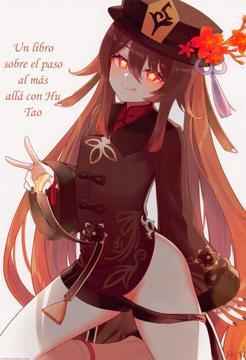[Wasabi Mochi (Momosawa)] Hu Tao-chan ni Ikasete morau Hon｜Un libro sobre el paso al más allá con Hu Tao (Genshin Impact) [Spanish] [Losteoricos = fanfisclemon] [Uncensored] [Digital] cover