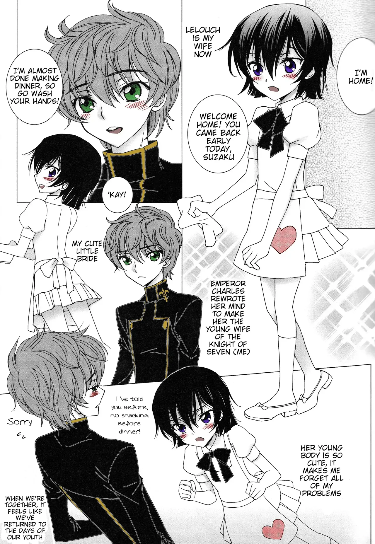 Lucky Sukebe Miracle Drug   partial color page 4 full