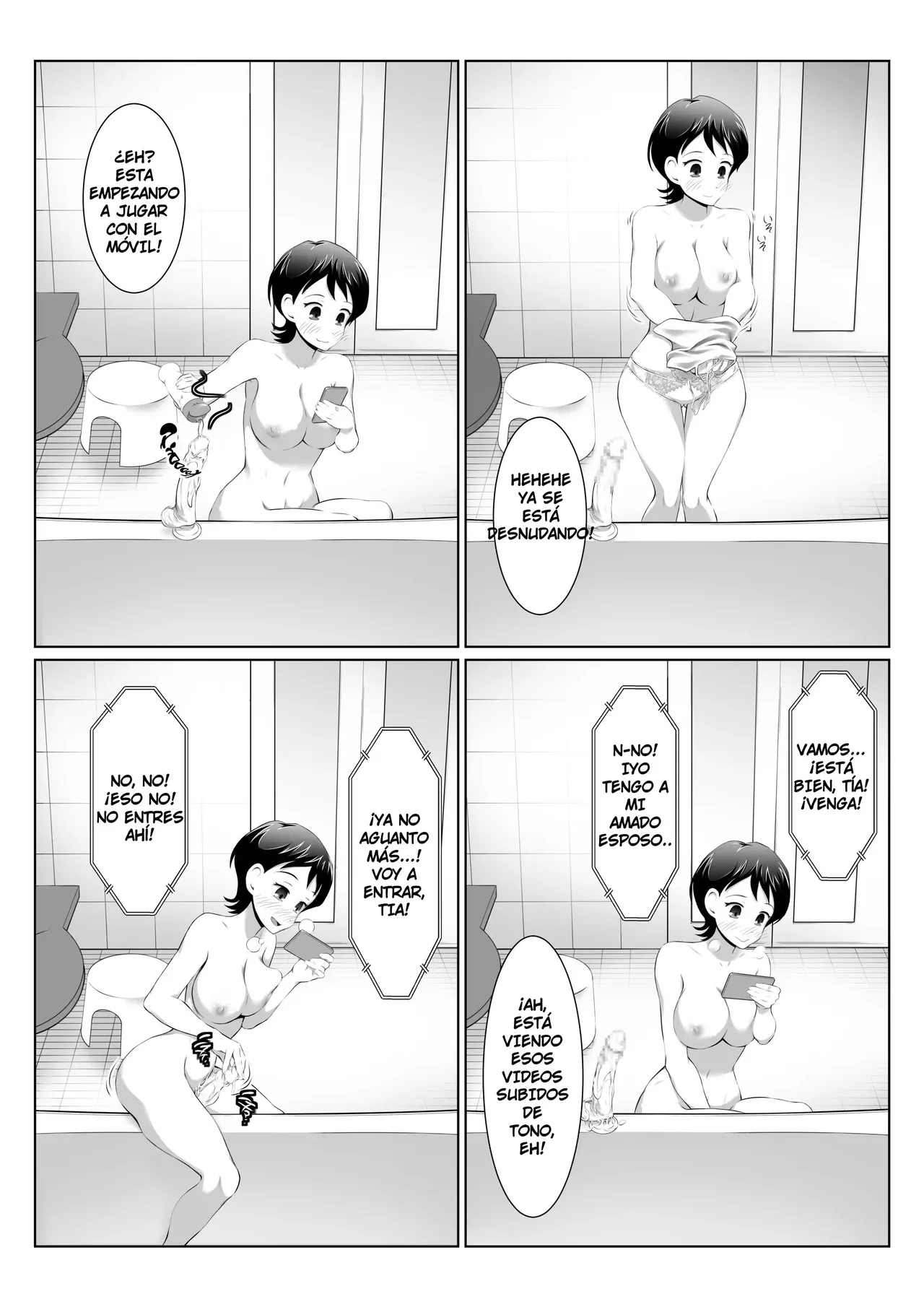 Yuriko Mama no Sukebe Yuudou Sex Mission!｜¡La Misión de Inducción Lasciva de Yuriko Mama! page 11 full
