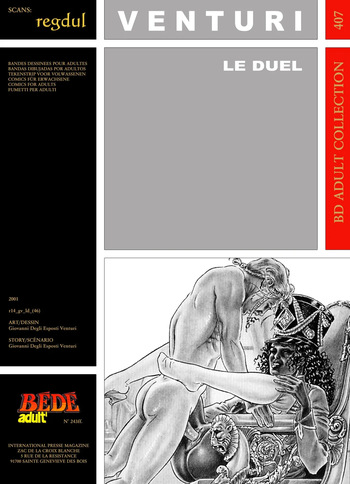 [Bédé Adult 407] Giovanni Degli Esposti Venturi - Le duel cover