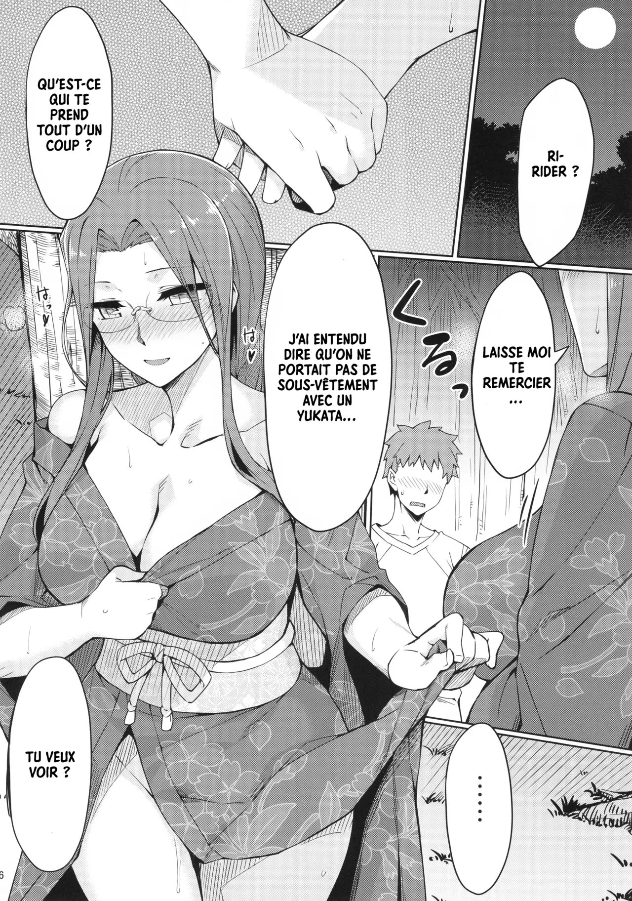 Rider-san to Natsumatsuri. page 7 full