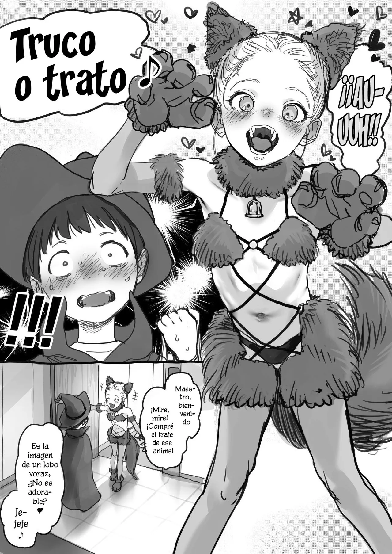 Manadeshi to Halloween｜Halloween con Mi Amada Discípula page 1 full