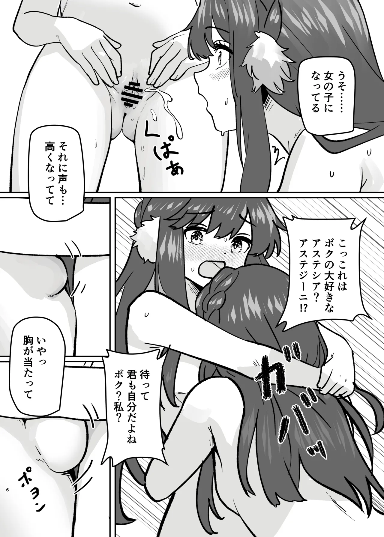 Karada ga Bunretsu shite Shimaika TSF page 6 full