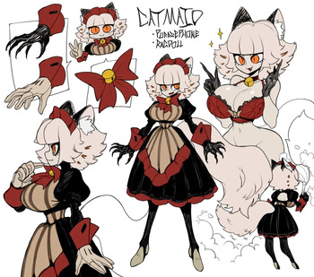 [various] Catmaid & Master Aster (OCs by Dizzyspells) cover