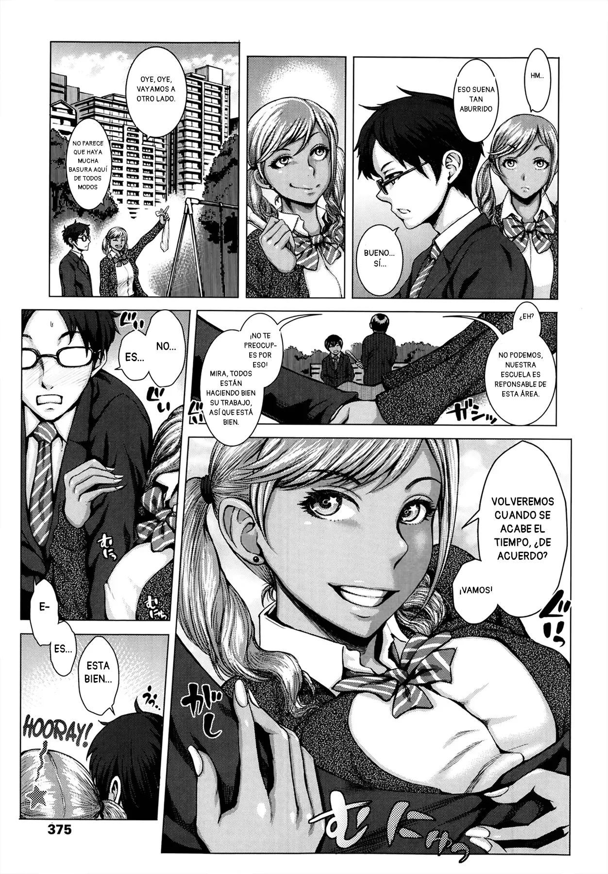 Kuroi Houshi Katsudou｜Servicio Comunitario Junto a una Gal Blonceada page 3 full