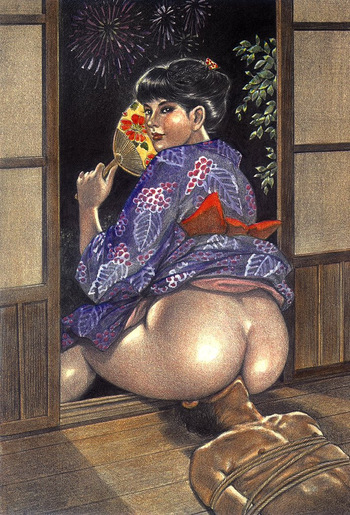 EROTIC FACE SITTING DRAWING cover
