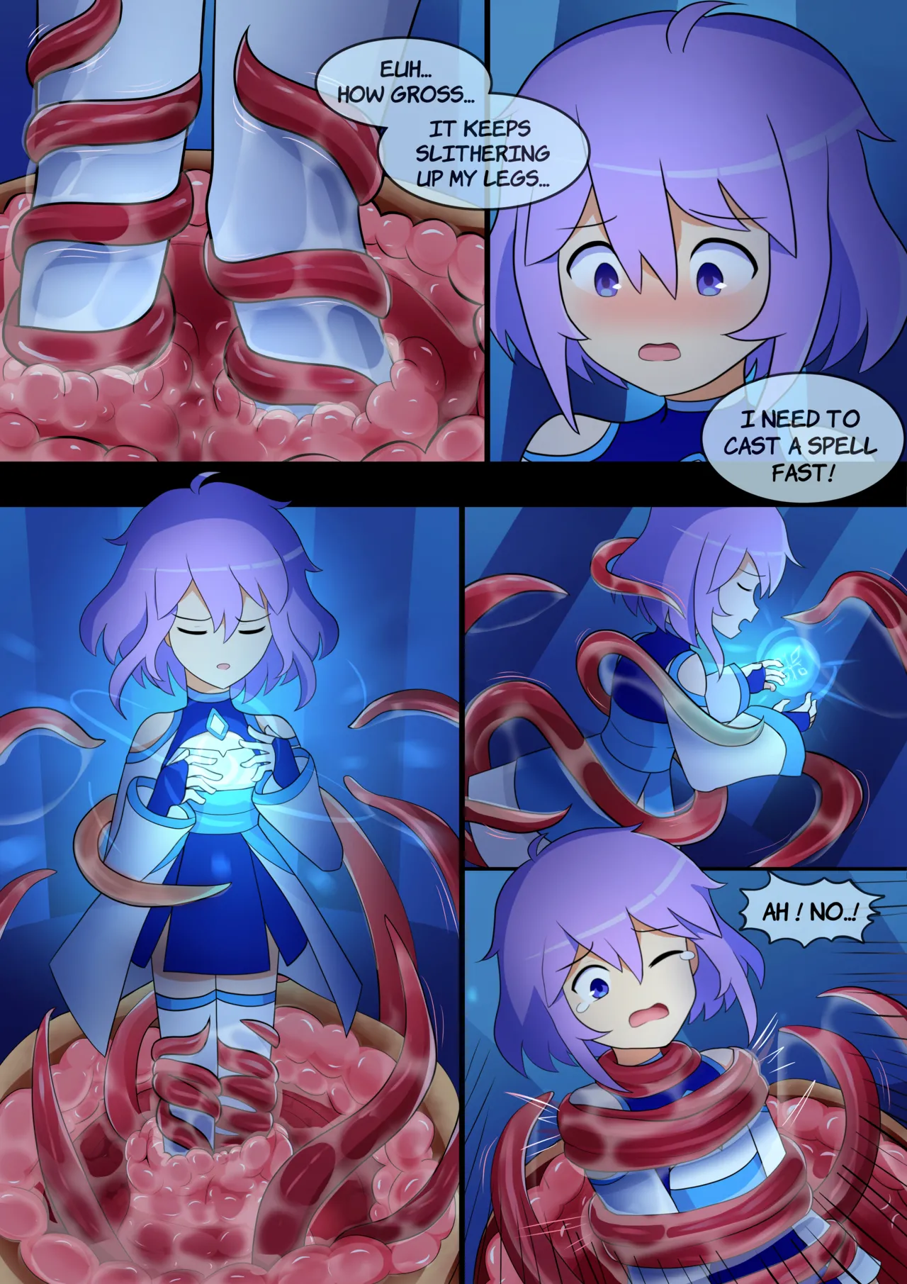 LAZZYSIN - Femboy Mage Espen VS Suction Worm - ENGLISH page 11 full