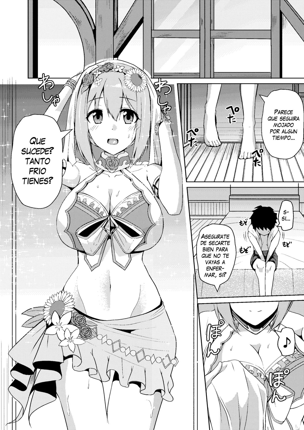 Mizugi Yui-chan no Echiechi Osasoi Approch | El lascivo acercamiento de Yui-chan traje de baño page 3 full