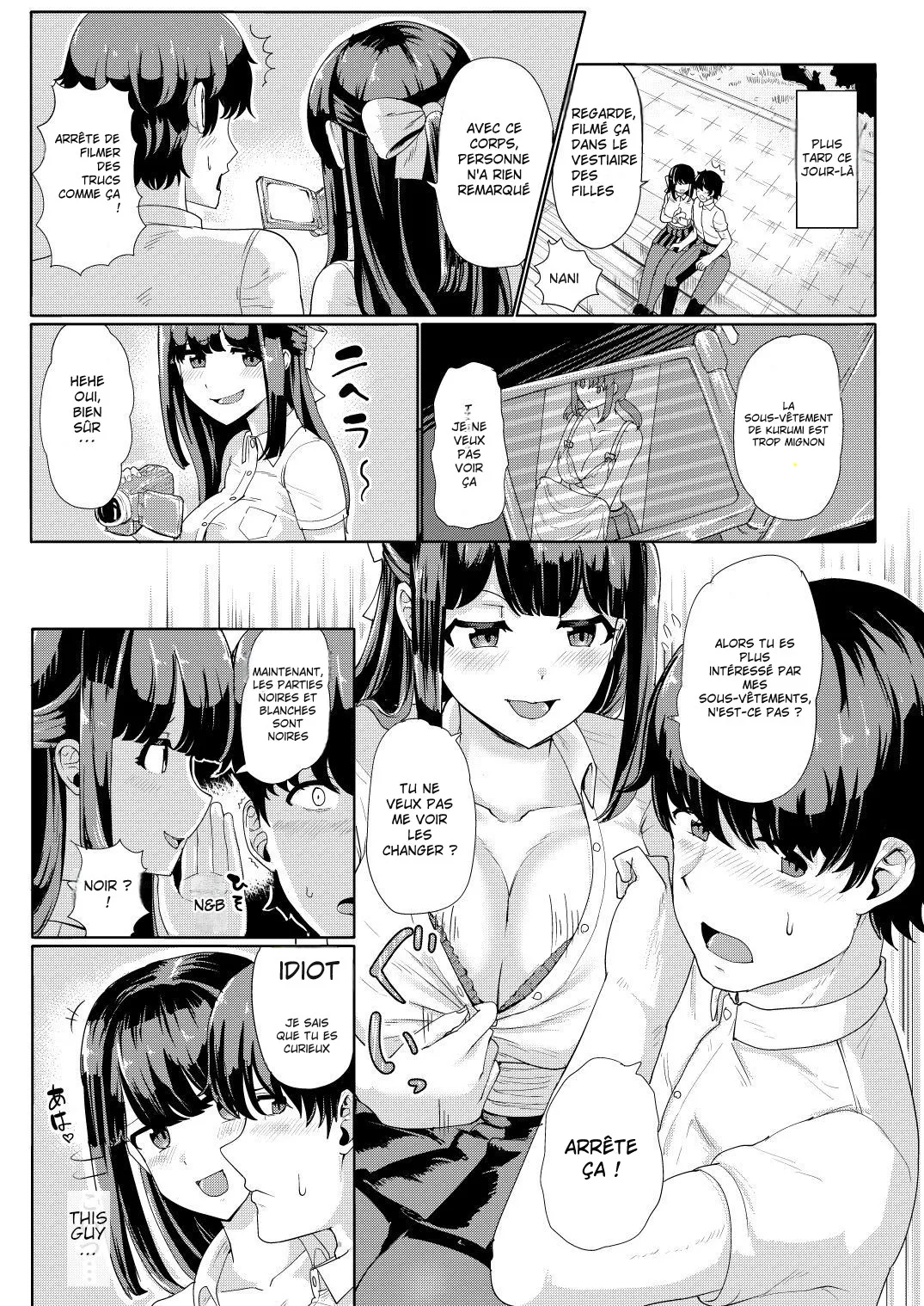 Kanojo to Oji-san no Karada ga Irekawaru TSF | Un vieil homme effrayant échange son corps avec ma petite amie page 12 full