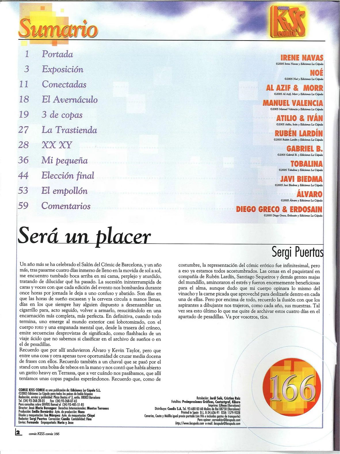 Kiss Comix #166 page 2 full