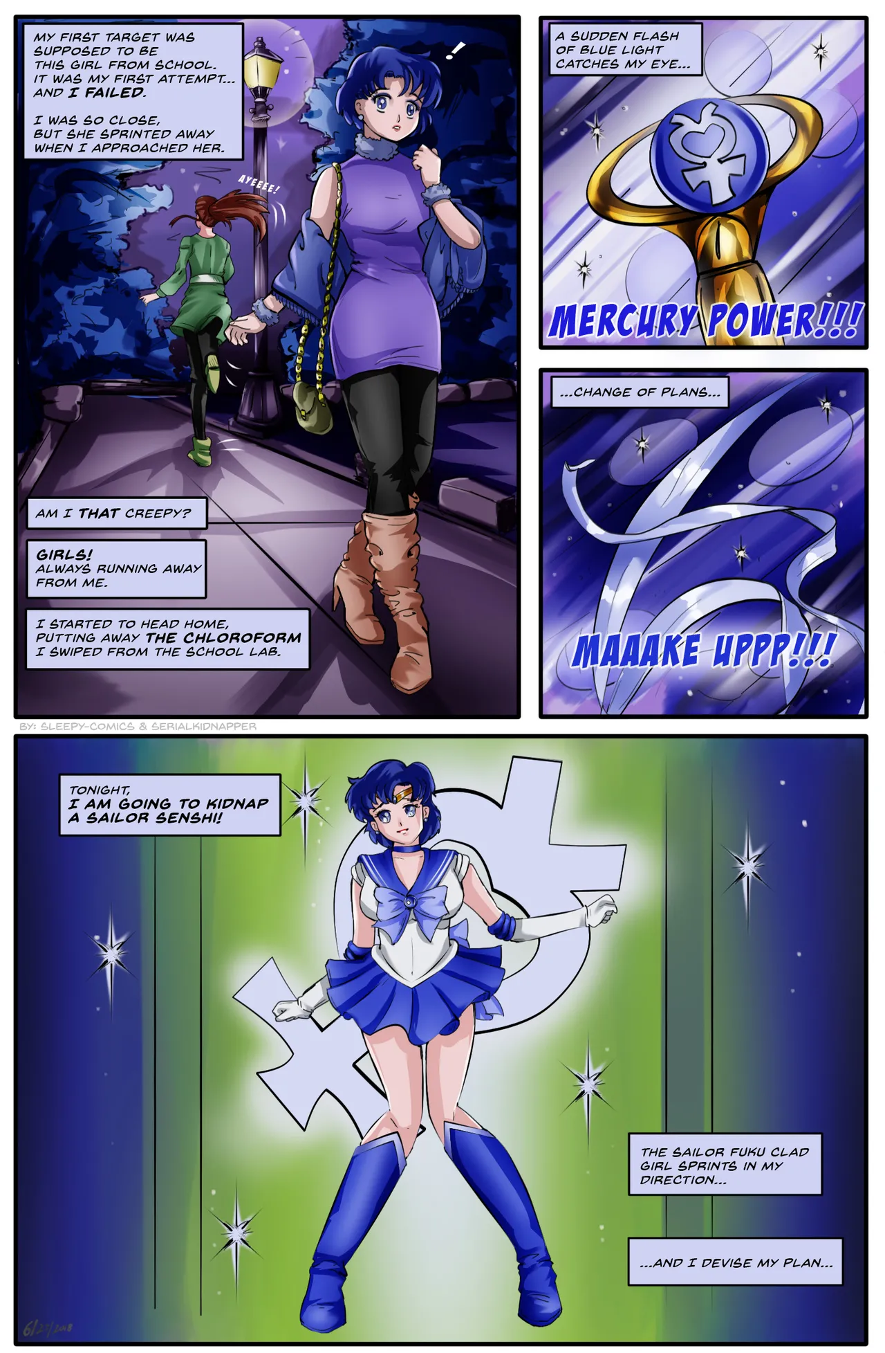 Sailor Mercury in: The Youma Bluff page 2 full