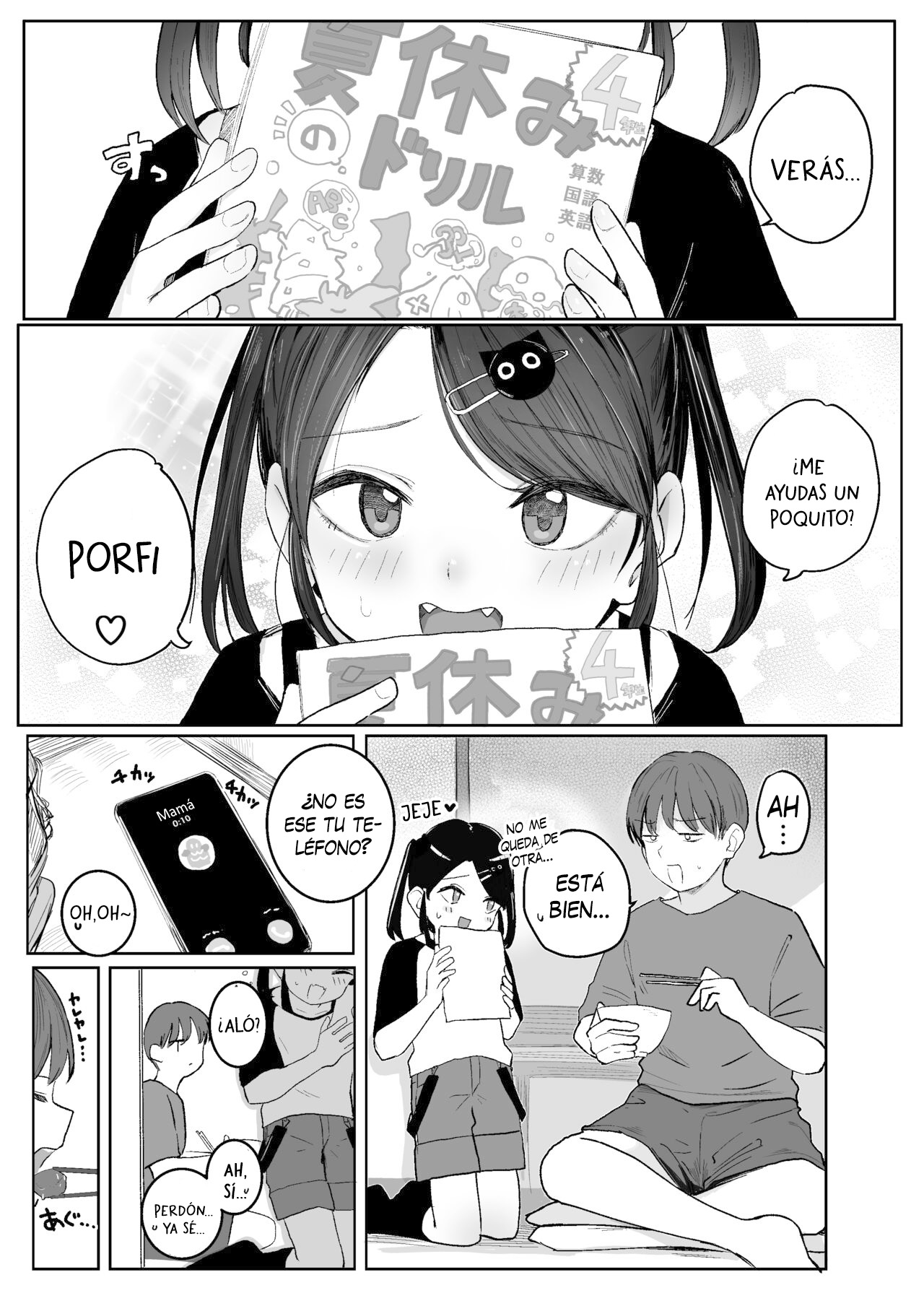 Ojisan Tetsudatte!! | ¡¡Tio, ayúdame!! page 5 full