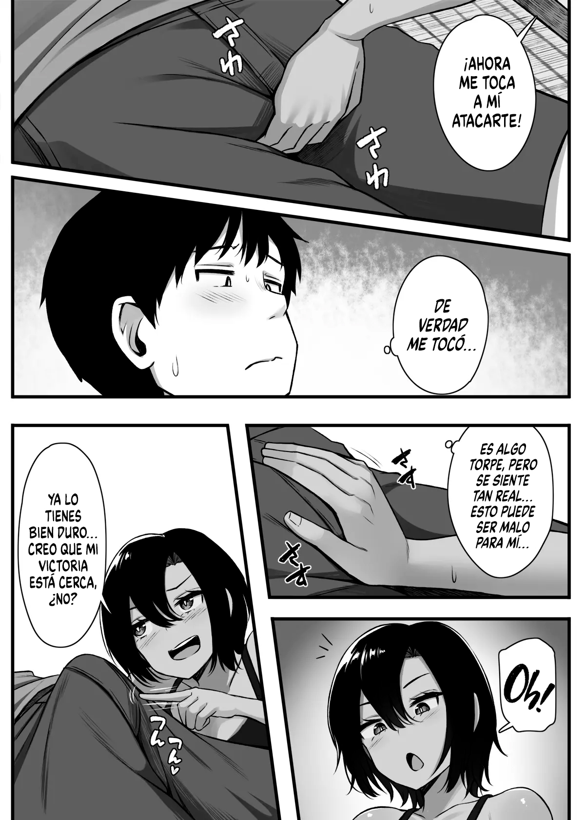 Makezu Girai na Osananajimi to H Shoubu suru Hanashi｜Competencia Sexual con mi Amiga de la Infancia que Odia Perder page 10 full