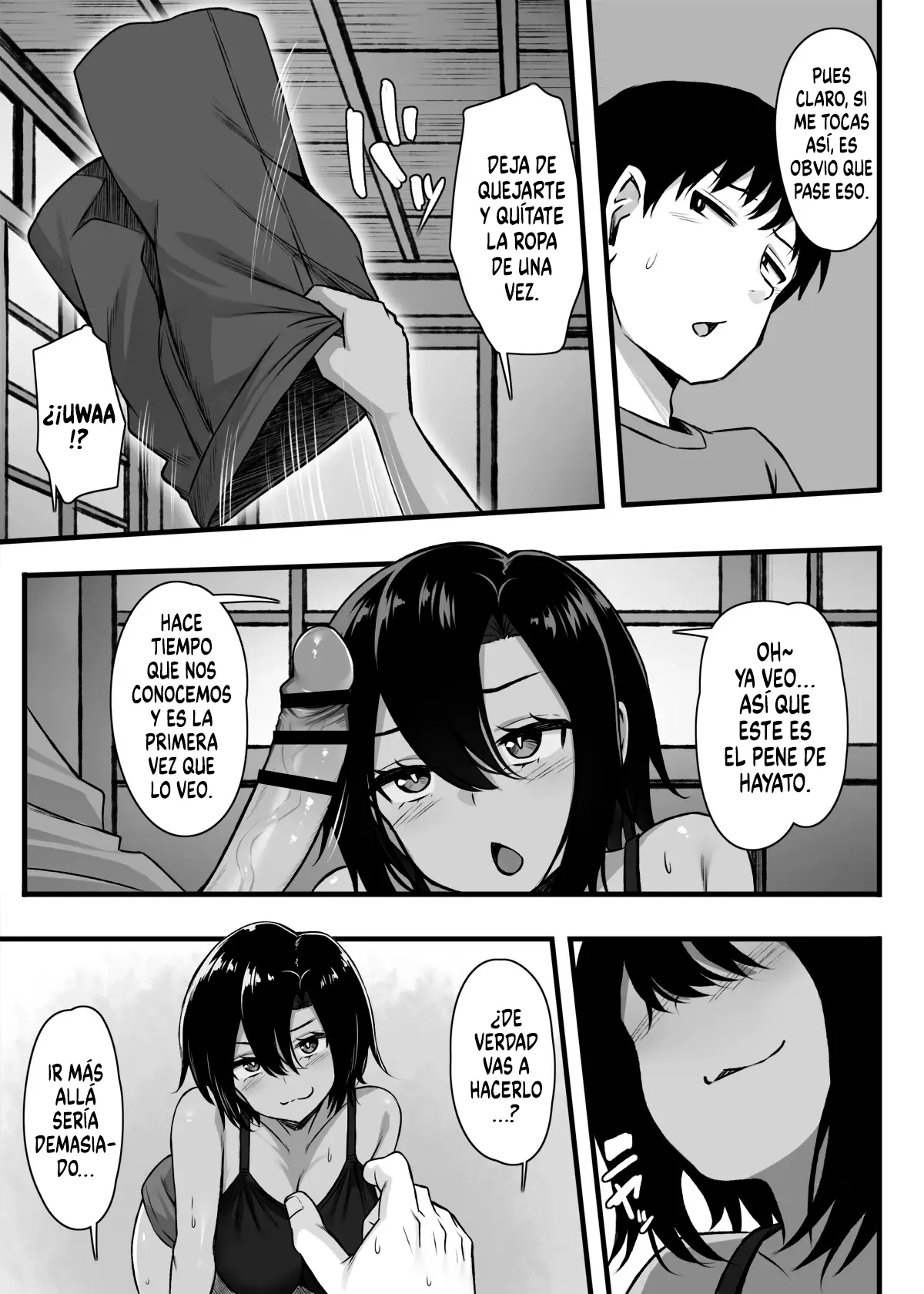 Makezu Girai na Osananajimi to H Shoubu suru Hanashi｜Competencia Sexual con mi Amiga de la Infancia que Odia Perder page 11 full