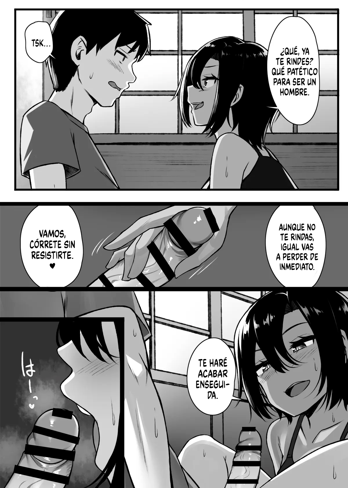 Makezu Girai na Osananajimi to H Shoubu suru Hanashi｜Competencia Sexual con mi Amiga de la Infancia que Odia Perder page 12 full