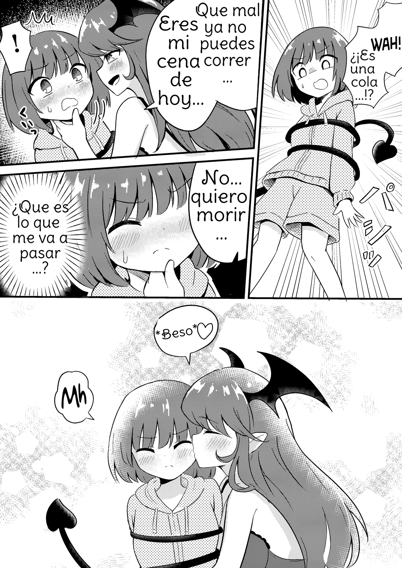Ubu na Succubus Wakarase Yuri Ecchi  Teaching the Inexperienced Succubus a Lesson with Yuri Sex page 4 full