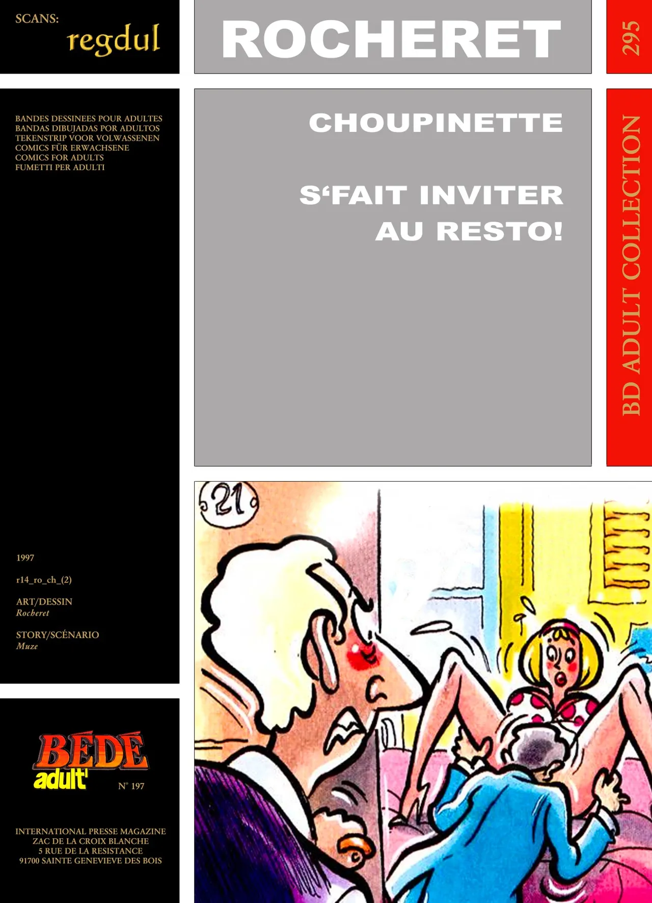 Rocheret  & Muze - Choupinette : S'fait inviter au resto ! page 1 full