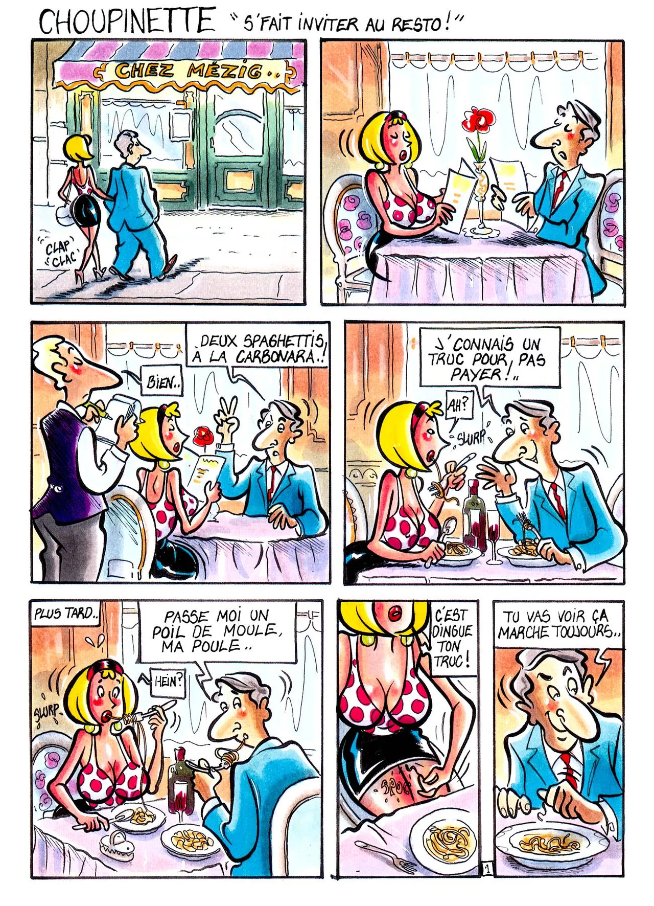 Rocheret  & Muze - Choupinette : S'fait inviter au resto ! page 2 full