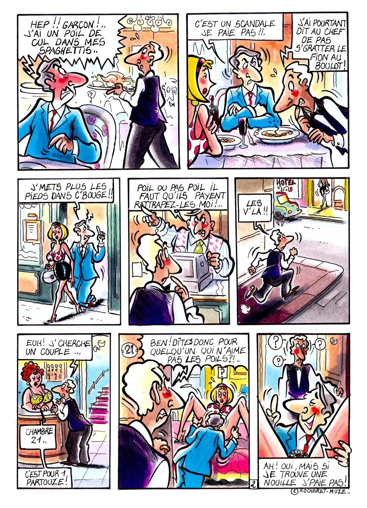 Rocheret  & Muze - Choupinette : S'fait inviter au resto ! page 3 full
