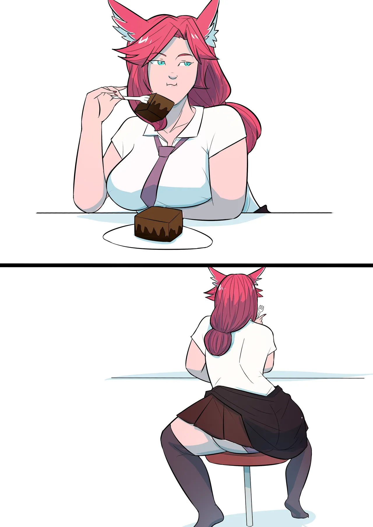 Xayah weight gain+pig transformation page 1 full