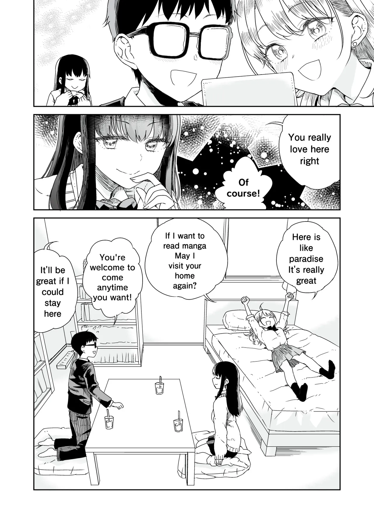 Ota Gyaru ~Otaku ni Yasashii Shiro & Guro Gyaru to LoveLove Noumitsu Fudeoroshi W Ecchi~ | Otagal~Losing Virgin sweet sex with black and white style girl who being nice to Otaku~ page 5 full