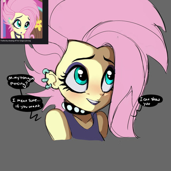 [Inuyuru] Fluttershy’s piercings (My Little Pony: Equestria Girls) cover