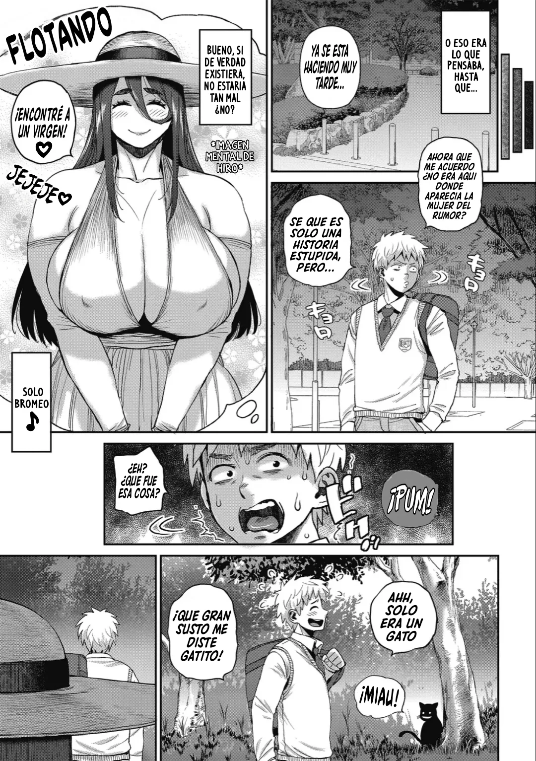 Kyoufu!？Lucky!？Uwasa no Doutei Kui Fujin｜¿¡Miedo!？¿¡Suerte!？La Famosa Mujer Fantasma Que Come Vírgenes page 3 full