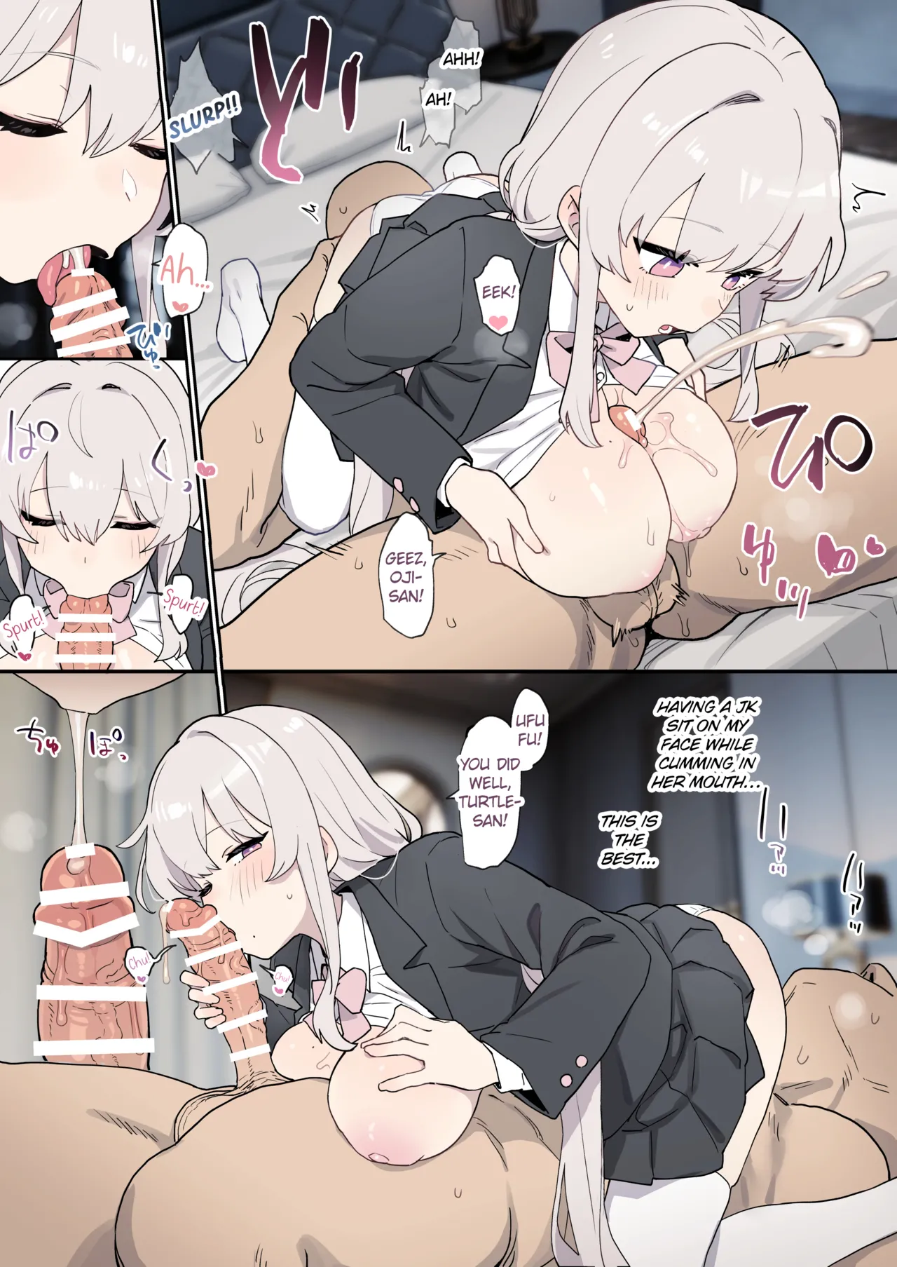 Nishijima-san Pai Fella Manga | Nishijima-san Blowjob Manga page 4 full