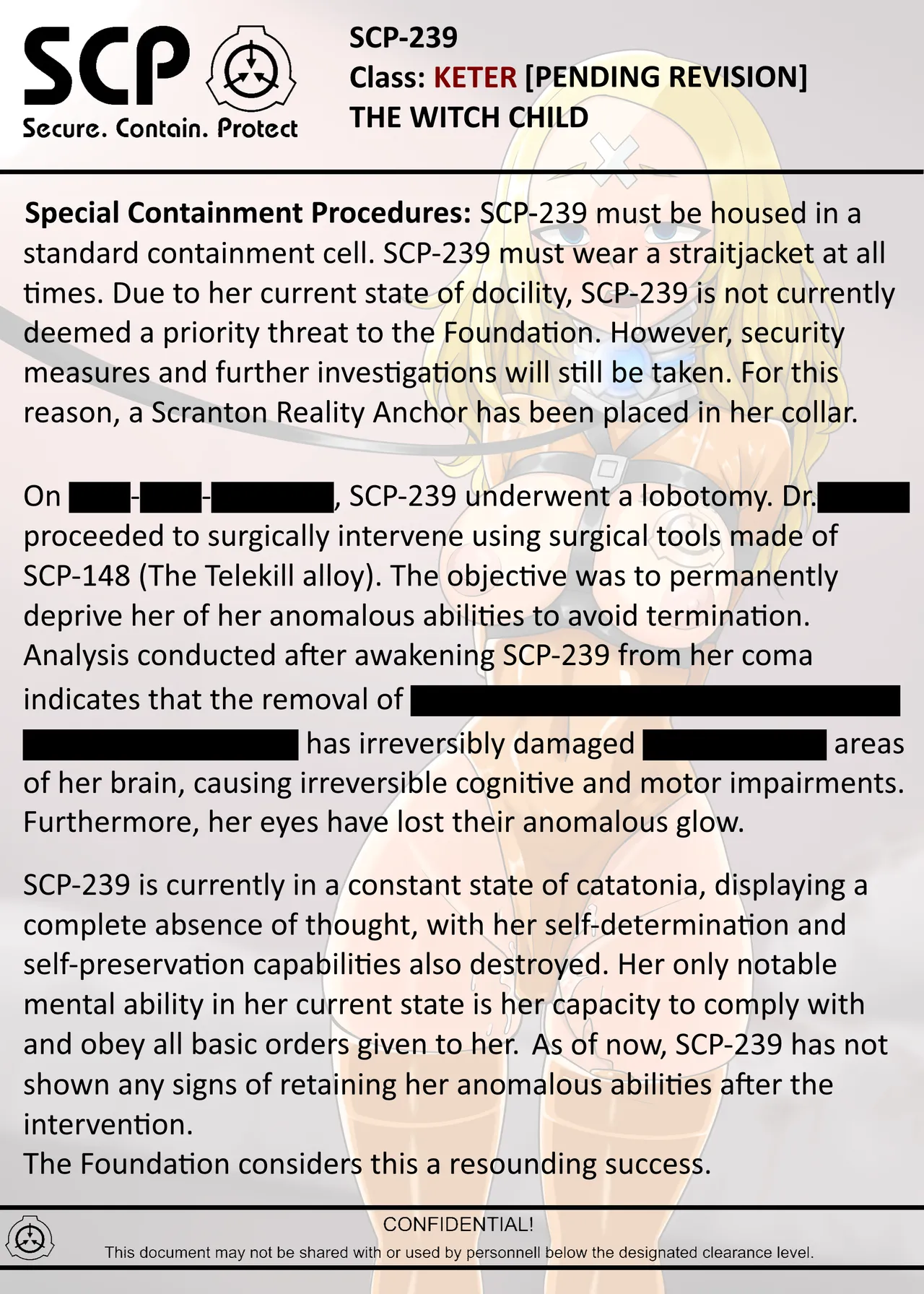 SCP-239 THE WITCH CHILD page 6 full