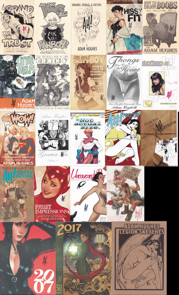 [Adam Hughes] Sketchbook Collection cover