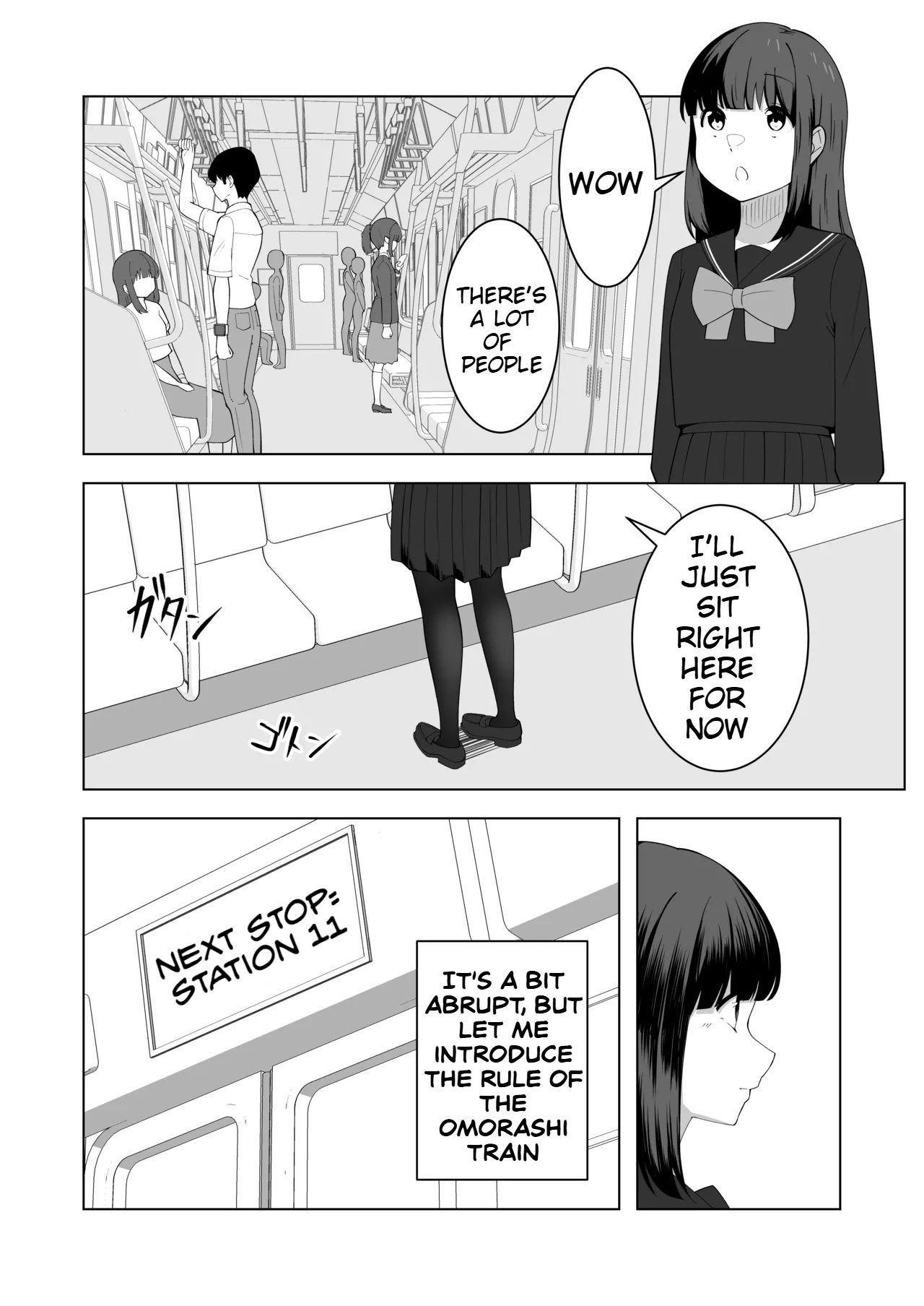 Gaman Ressha ni Nottemita! page 8 full