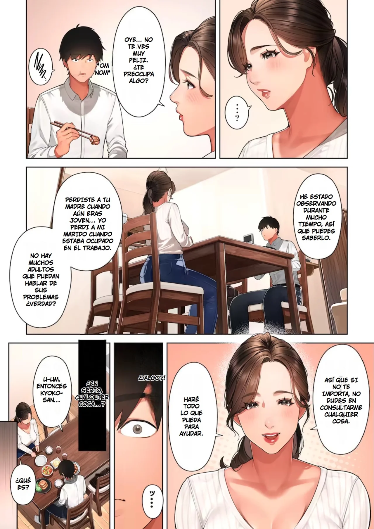 Kyouko-san wa Osananajimi no Okaa-san | Kyoko-san es la Madre de mi Amiga de la Infancia page 8 full
