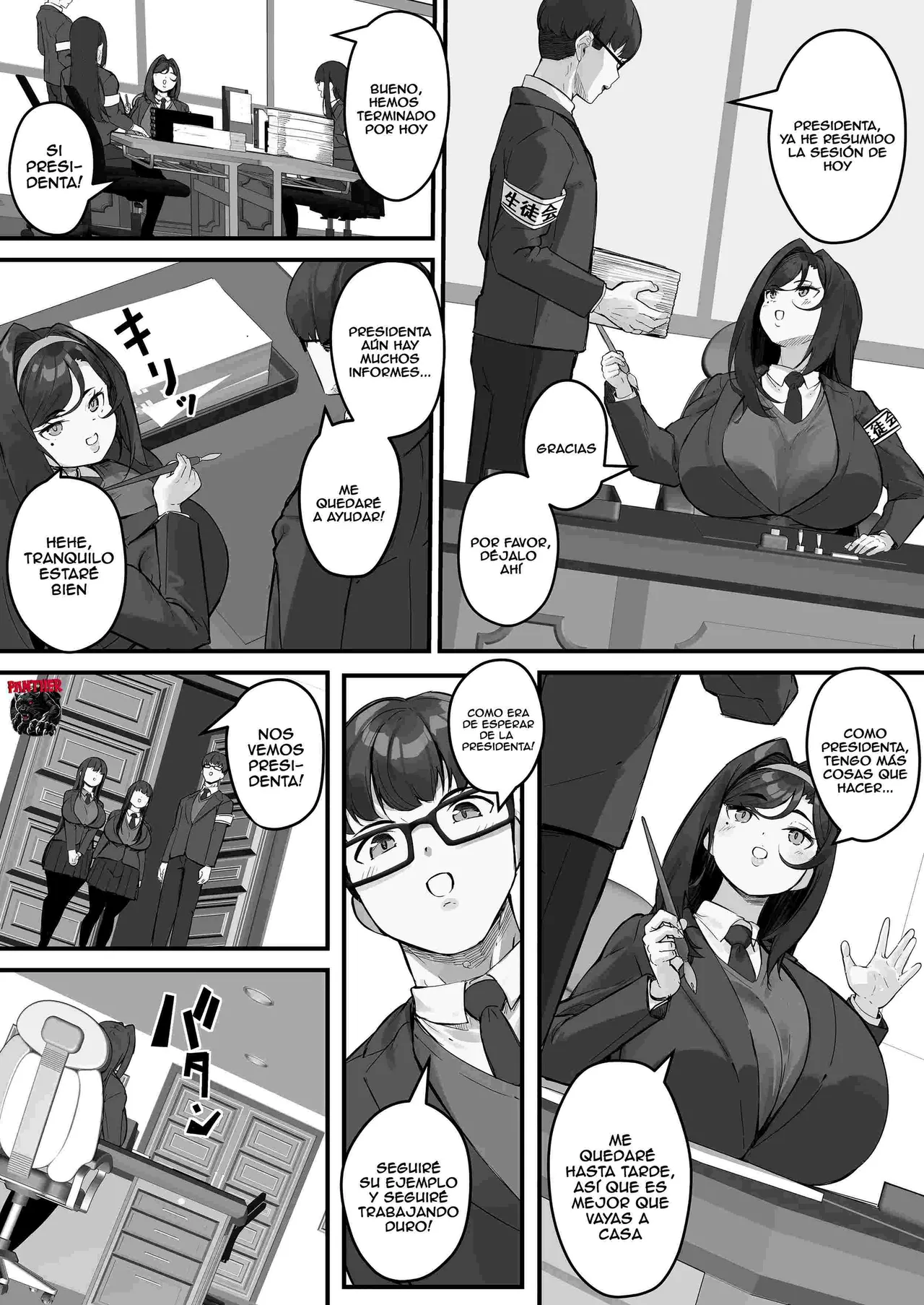 Dosukebe Seito Kaichou Do-Hentai na Seito Kaichou wa Youmuin no Nikubenki | La presidenta pervertida del consejo estudiantil es la esclava sexual del conserje page 11 full