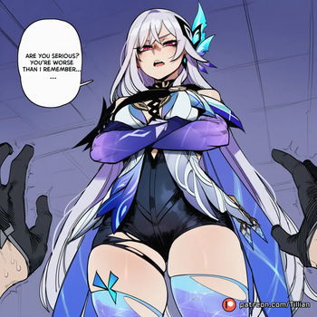 Skirk x Childe (Genshin Impact) vv55 cover