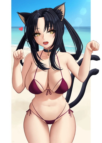[Zaphn] Kuroka Swimsuit July 2020 (HighSchool DxD) cover