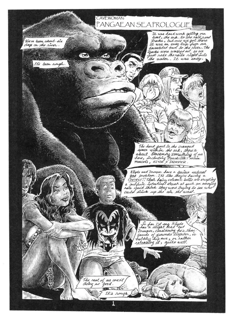 Cavewoman - Pangaean Sea Prologue page 3 full