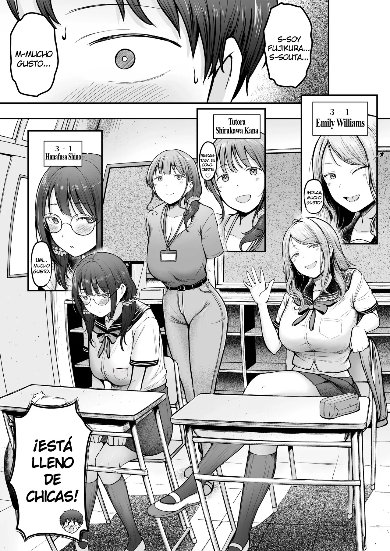 Tenkou Saki no Do-Inaka de Class no Kanojyo Kouho Tachi ga Zenin Hatsujyouki Sugiru | Regresé a Vivir al Campo, y en la Escuela, Todas las Chicas de mi Clase Están Cachondas page 6 full