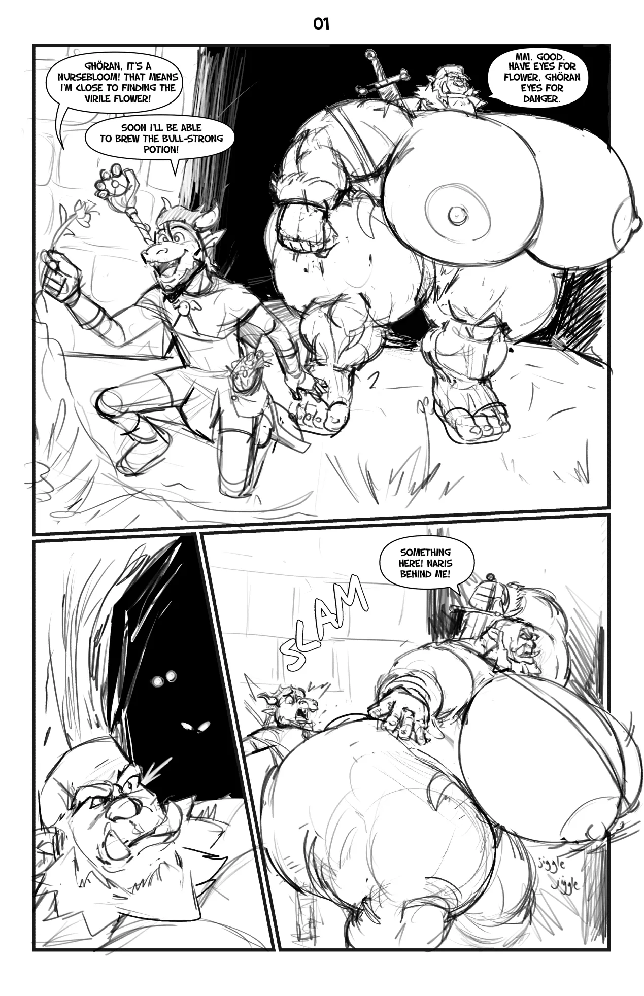 Ghoran VS. The Ferocious Dragon page 1 full
