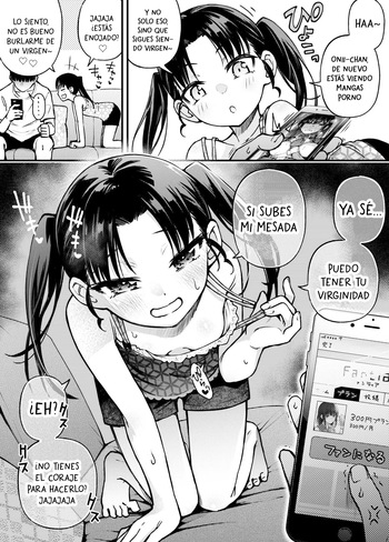 [Doji Ro] Okane o Harau to Doutei o Moratte Kureru Giri no Imouto - Mi hermanita toma mi virginidad a cambio de dinero [Español] [Traducciones necesarias] cover