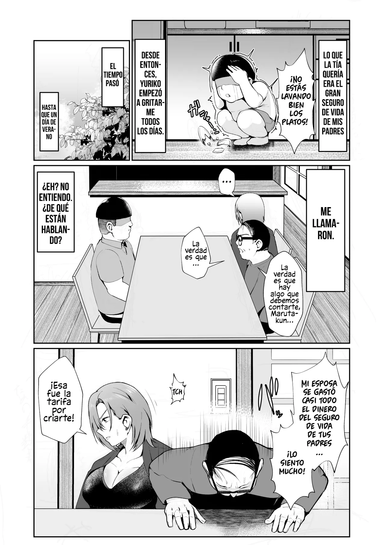 Oji-san ga Shakin o Tsuma no Karada de Hoten Shite Hoshii to Iwareta node Kaidaku Shita Hanashi page 4 full