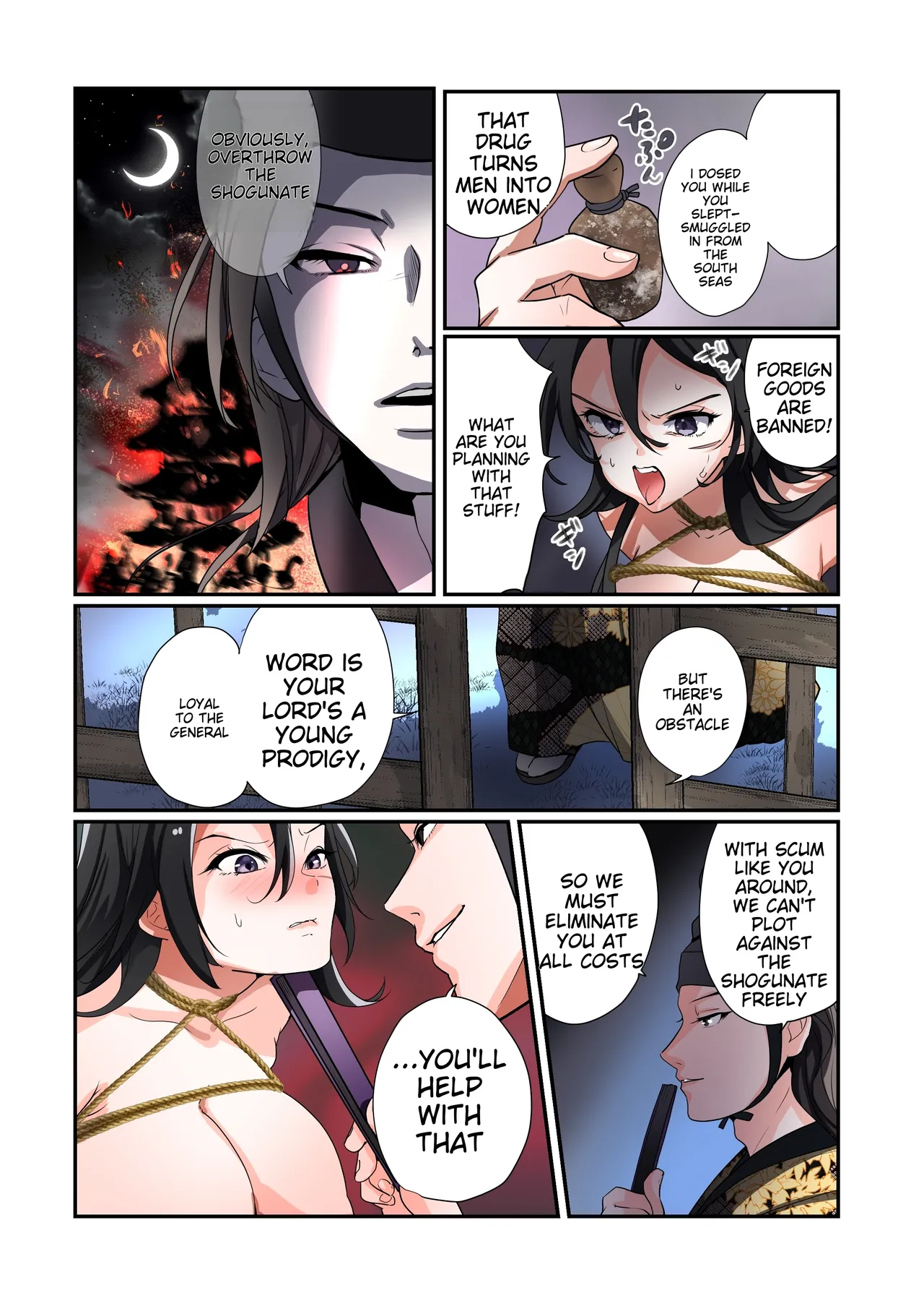 Corrupted Gender-Swapped Kunoichi page 12 full